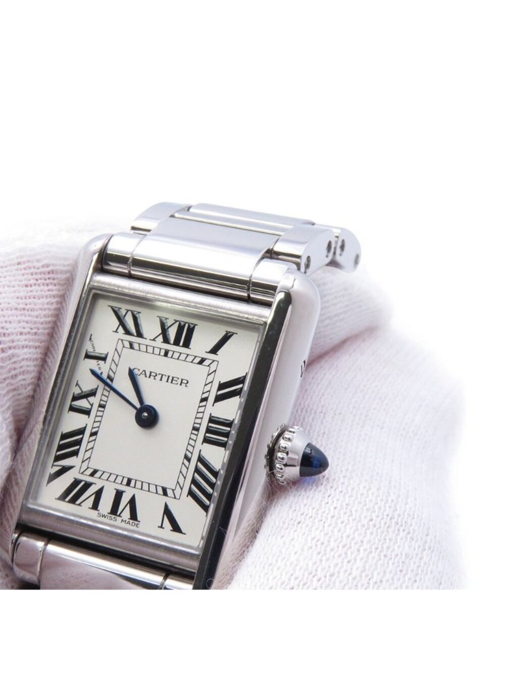 Cartier Tank Must SM Watch Silver Dial Quartz - Picture 4 of 10